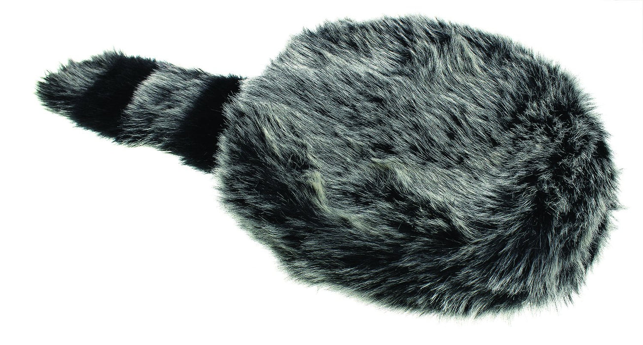 GRAY COONSKIN CAP