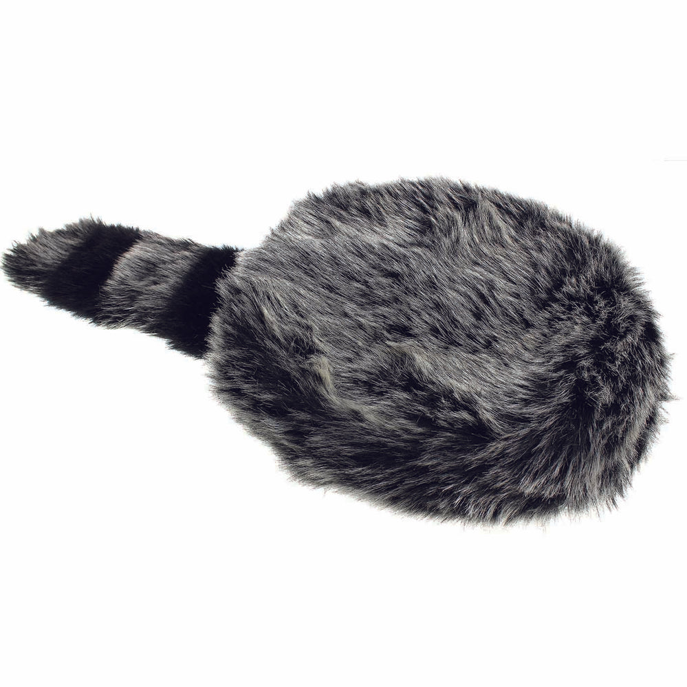 GRAY COONSKIN CAP