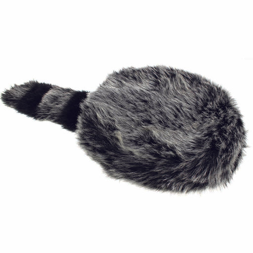 GRAY COONSKIN CAP
