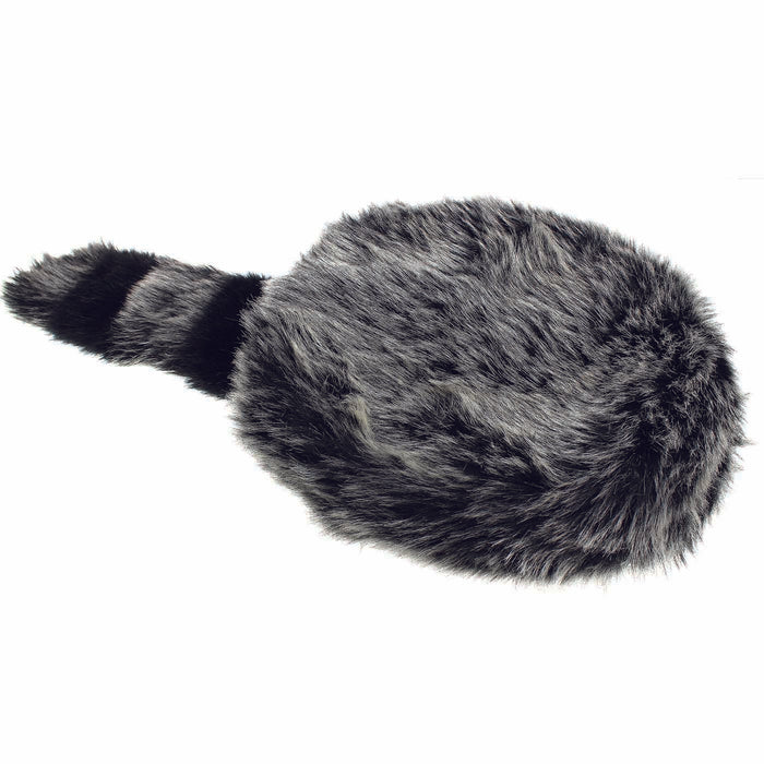 GRAY COONSKIN CAP