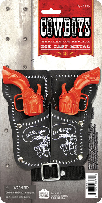 COLORED LIL RANGER DOUBLE HOLSTER SET