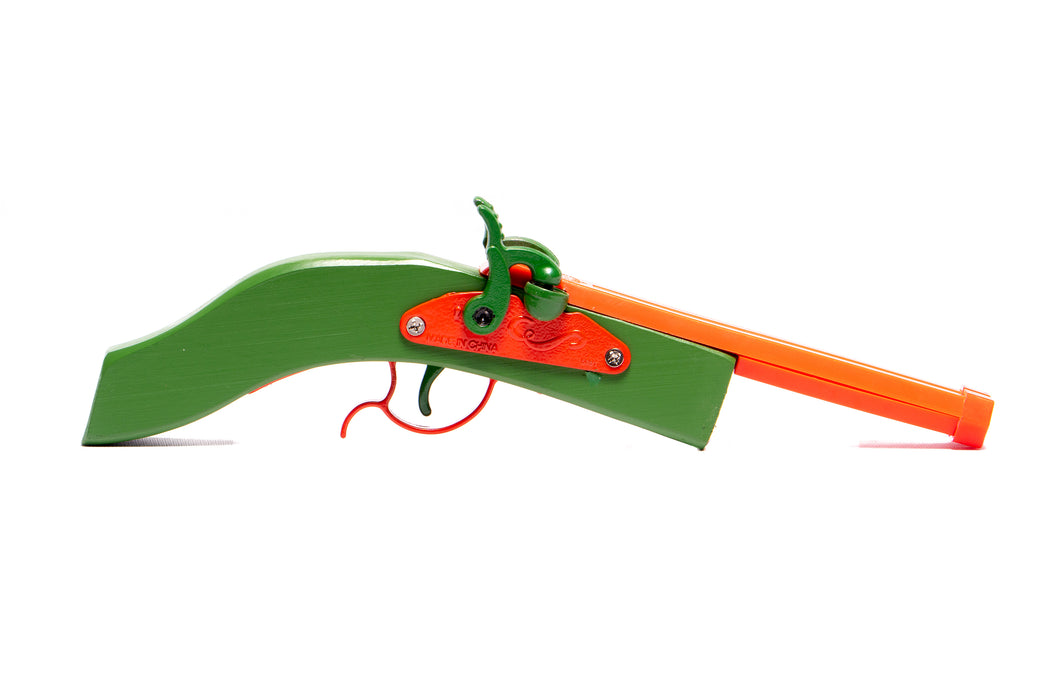 COLORED HEX DOUBLE BARREL TOY PISTOL